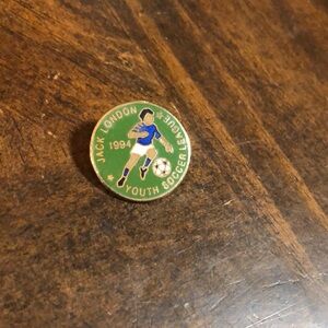 1994 Jack London Youth Soccer League Pin in good used condition